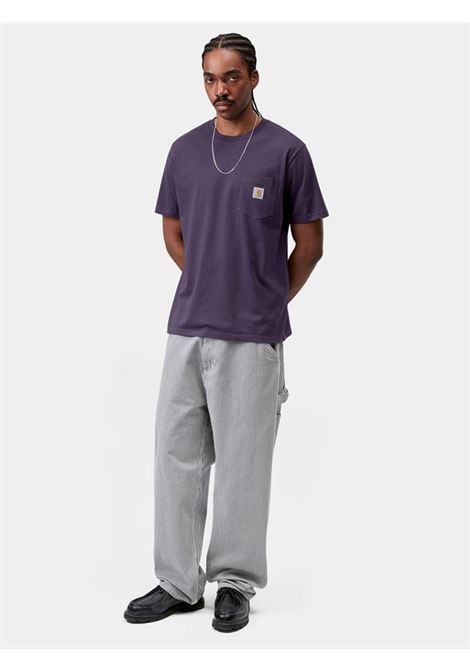 t-shirt ls chase uomo purple CARHARTT WIP | I030434889.XX